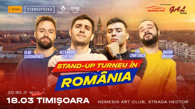 Stand Up Turneu în România - Timișoara