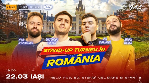 Stand Up Turneu în România - Iași