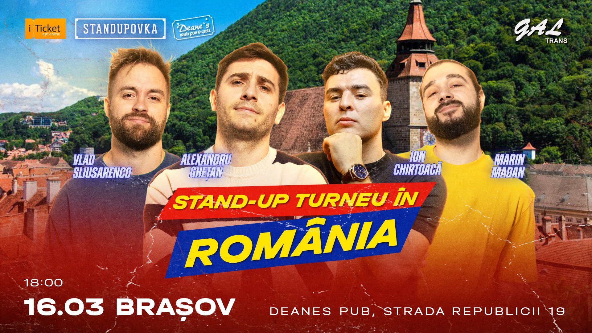 Stand Up Turneu în România - Brașov