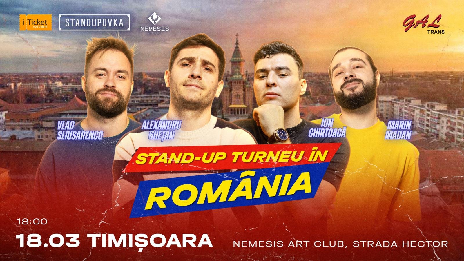 Stand Up Turneu în România - Timișoara