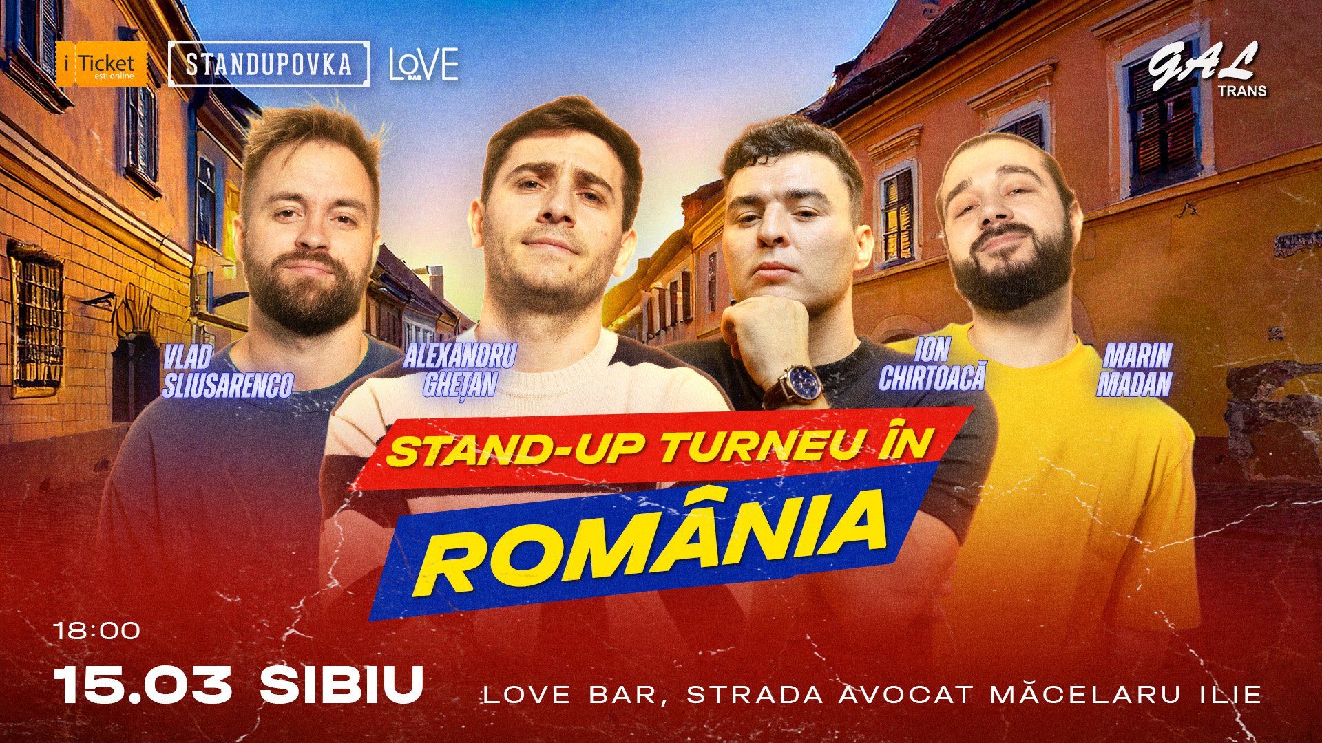 Stand Up Turneu în România - Sibiu