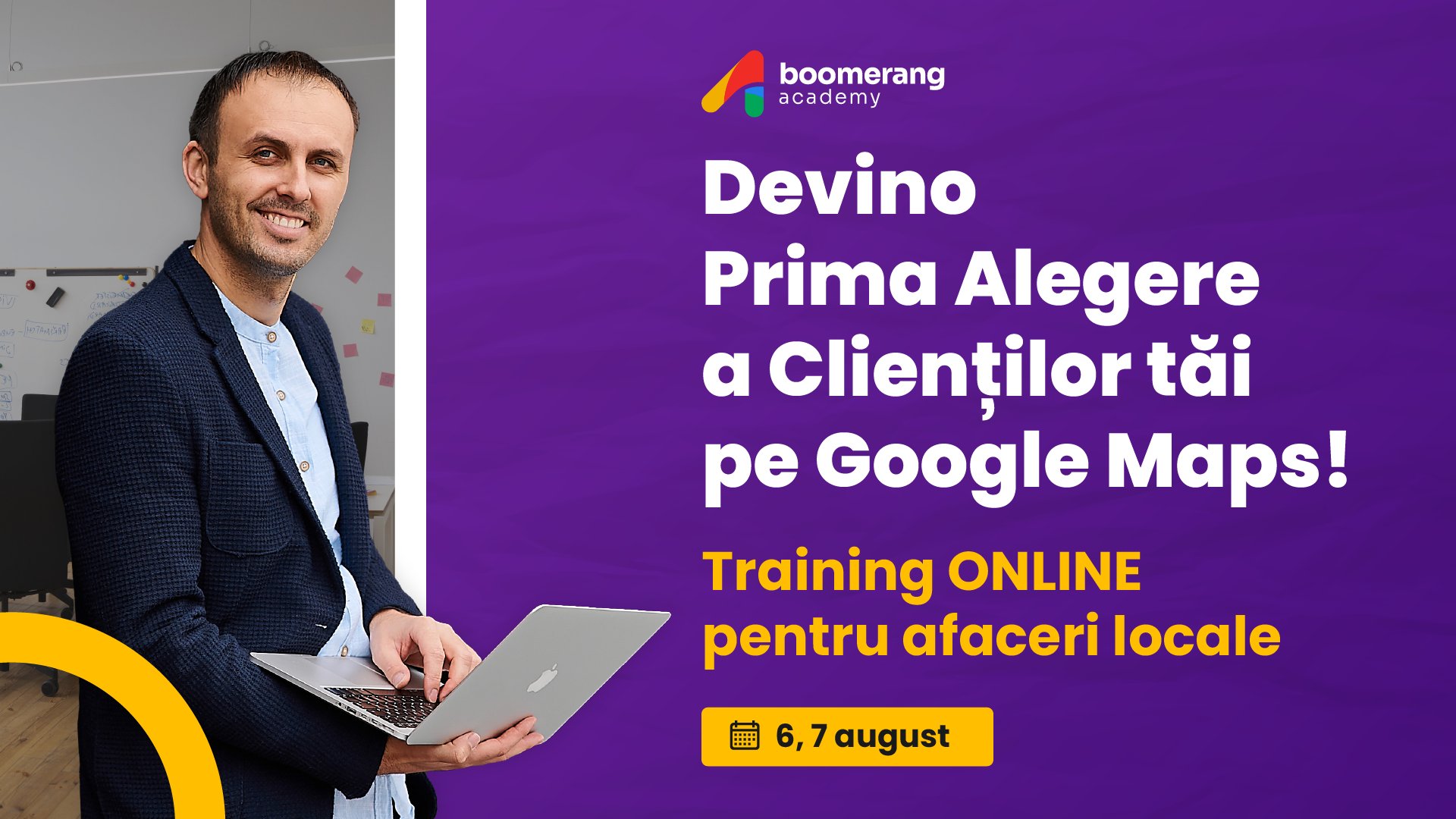 Training pentru afaceri locale: Cum sa fii mai vizibil pe Google Maps 